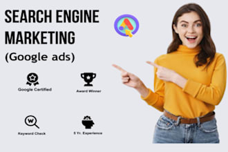 setup audit and manage your google ads adwords PPC campaigns