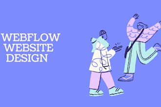 develop or design a stunning webflow website figma to webflow  webflow expert
