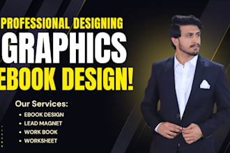 design  lead magnet, ebook, workbook and pdfs