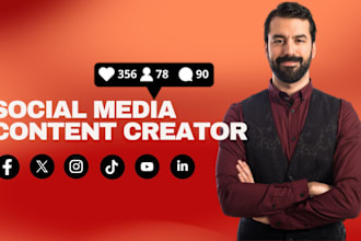 be your social media and digital marketing content creator