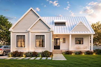 create archviz exterior architecture