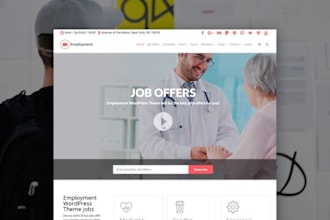 develop job board website, job portal, recruitment website