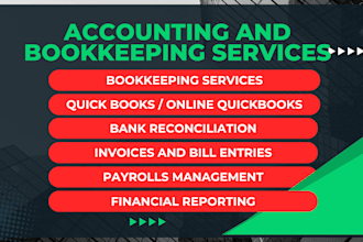 do bookkeeping, reconciliation and quickbook online