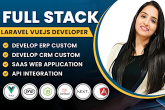 be fullstack backend developer PHP laravel developer javascript react,node,vuejs