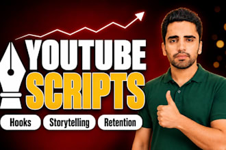 write viral youtube video scripts that hook viewers and boost retention