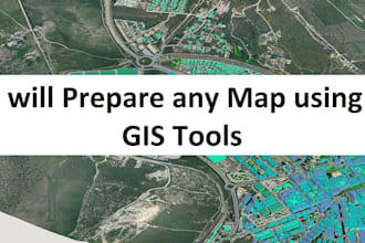 prepare any map using gis tools