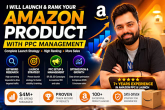 help launch and rank your amazon product professionally