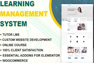 online course website, elearning website, moodle, learndash, lms, tutor ims