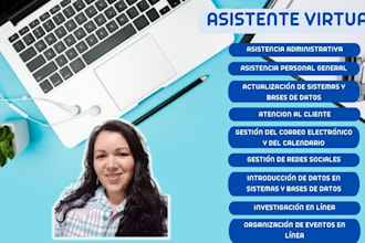seré tu asistente virtual para negocios y personal