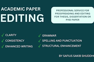 edit and fully format your thesis, dissertation or phd paper