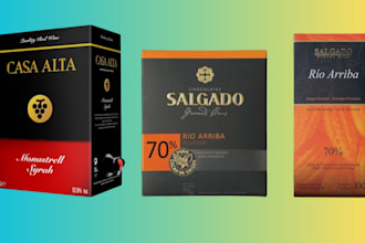 do  packaging box design, mailer box, product design, label design, bottle label