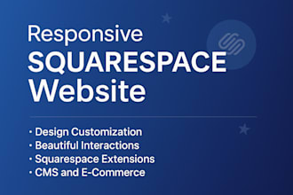 design squarespace website, squarespace landing page, squarespace developer