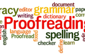 do copy editing, book editing, and book proofreading english