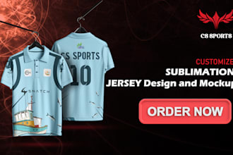 do sublimation polo jersey design