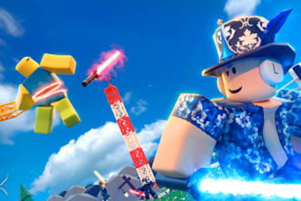 build an entire roblox game for you and be your scripter