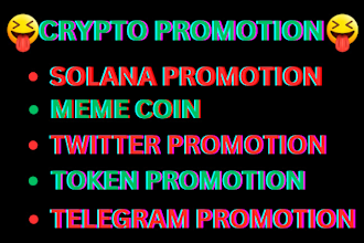 do solana promotion, telegram marketing, dogecoin twitter promotion, moonshot