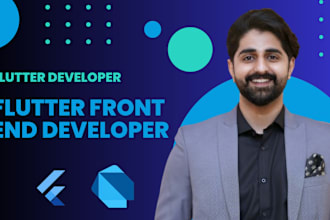 be your flutter front end developer convert ui ux design to flutter ui