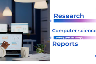 proofread technical reports, capstone research and computer science projects