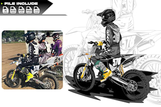draw a vector cartoon of your car or any vehicle