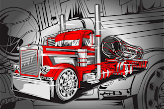 draw cartoon vector art of any kind of image