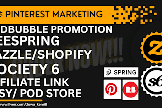 organic pinterest promotion for redbubble teespring zazzle society6 etsy shopify