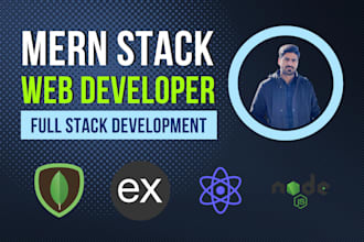 do mern website as mern stack developer node reactjs mongodb