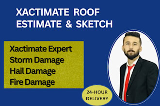 accurate xactimate roof estimates and sketches