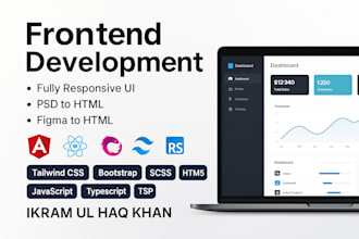 build a pixel perfect angular or react web app with figma to HTML