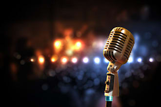 advertising campaign with deep magnetic male voice