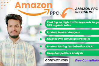 be your amazon advertising expert ads manager of amazon fba