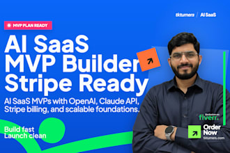 build an ai saas mvp with openai claude api and stripe