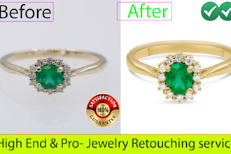 do high end pro jewelry retouch