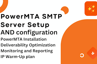 set up your own powermta smtp to send emails to reach your clients