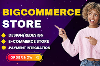 design develop customize create edit setup bigcommerce website product uploads