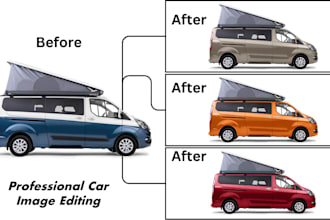 provide professional car color correction and photo editing services