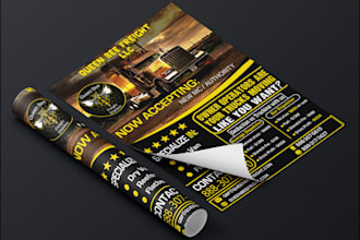 design business flyer, one pager, sales flyer, sell sheet, company brochure pdf