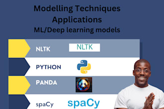 do data science tasks, do nlp, text analysis using python