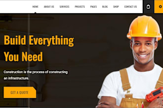 design construction, plumbing and handwork website