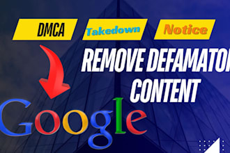 help remove mugshots articles cases false news delete negative links on google