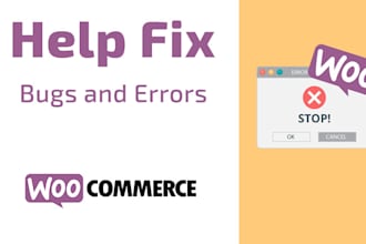 fix bugs and errors in wordpress and woocommerce