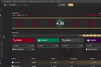 build a cs2, rust, tf2, crypto site with plinko, cases, crash, and more