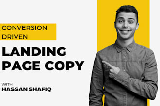 do sales copywriting for your landing page or funnel