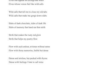 write personalised poetry in english