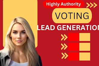 generate voting lead, sweepstake lead, crypto lead, gambler lead, context lead