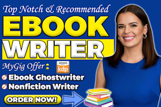 be your ebook ghostwriter, nonfiction, KDP ghost writer proofreading and editing