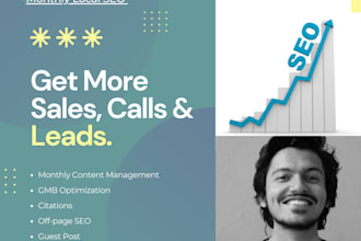 do monthly local SEO service for local map pack