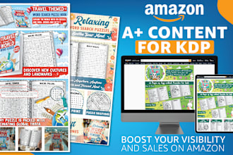 design amazing a plus content for amazon kdp book
