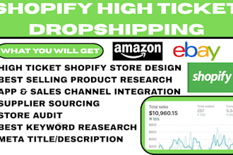 do shopify high ticket dropshipping set up full shopify store product upload