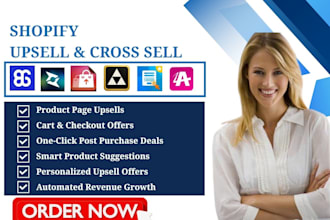 setup shopify upsell and cross sell bogos kaching aftersell post purchase aov ai