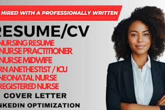 write professional nursing resume registered nurse midwife nurse practitioner CV